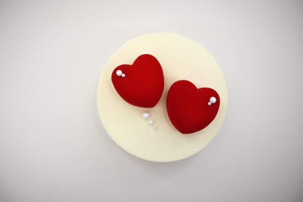 The Mini Hearts Cake